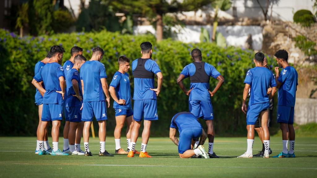 Así se castiga el Málaga CF en la concentración de Estepona