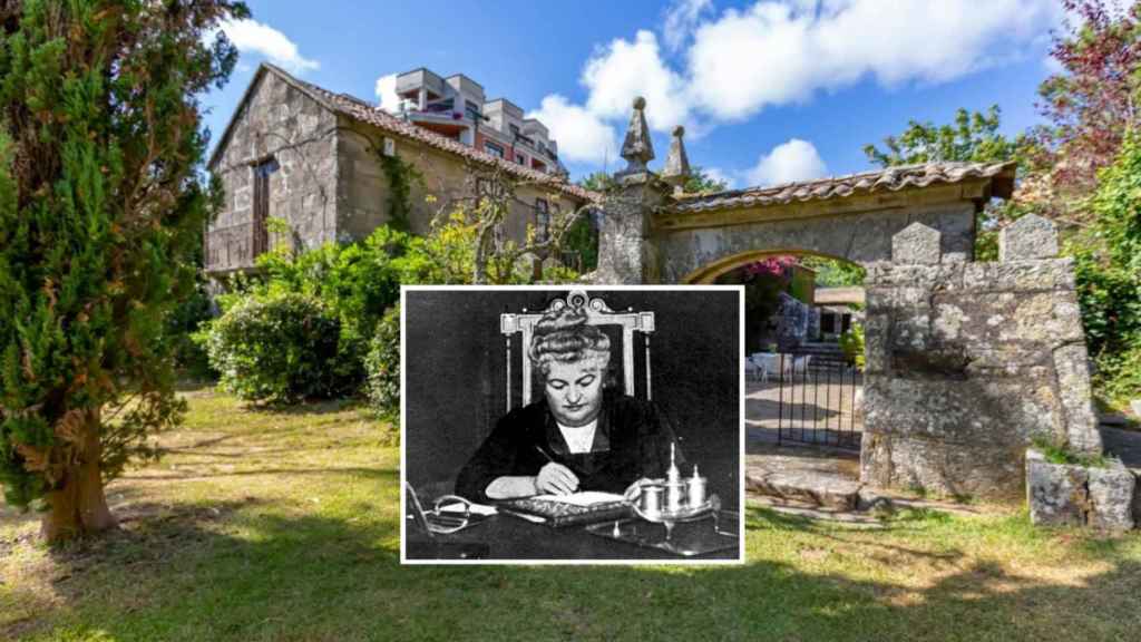 Casa de veraneo de Emilia Pardo Bazán en Sanxenxo.