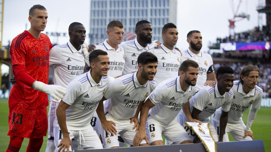 El once titular del Real Madrid contra el Club América