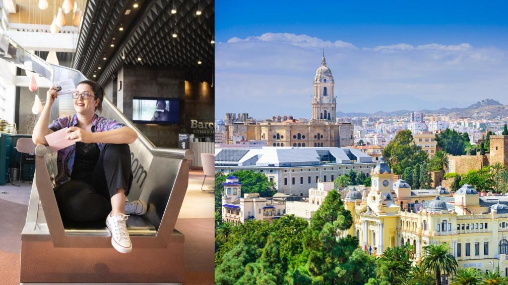 Pedrita Parker en la Chorraera del Hotel Barceló Málaga.