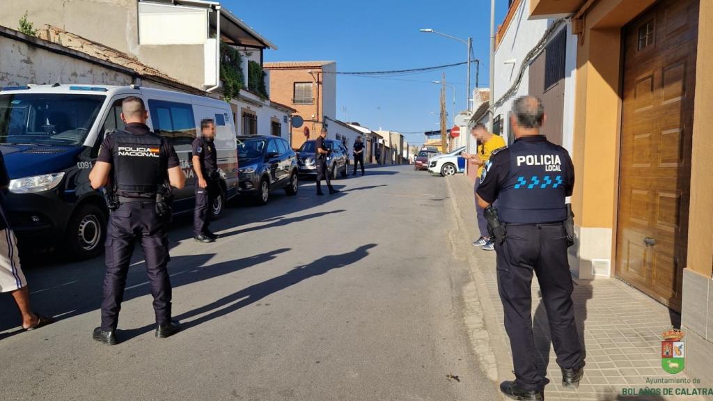 Control de extranjería en Bolaños. Foto: Ayuntamiento de Bolaños de Calatrava (Ciudad Real).