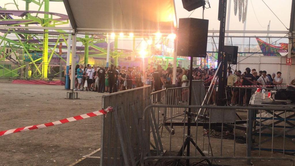 El recinto, al inicio.