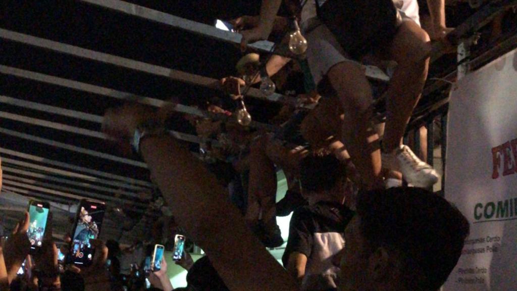 La vista de Lucía desde su puesto.