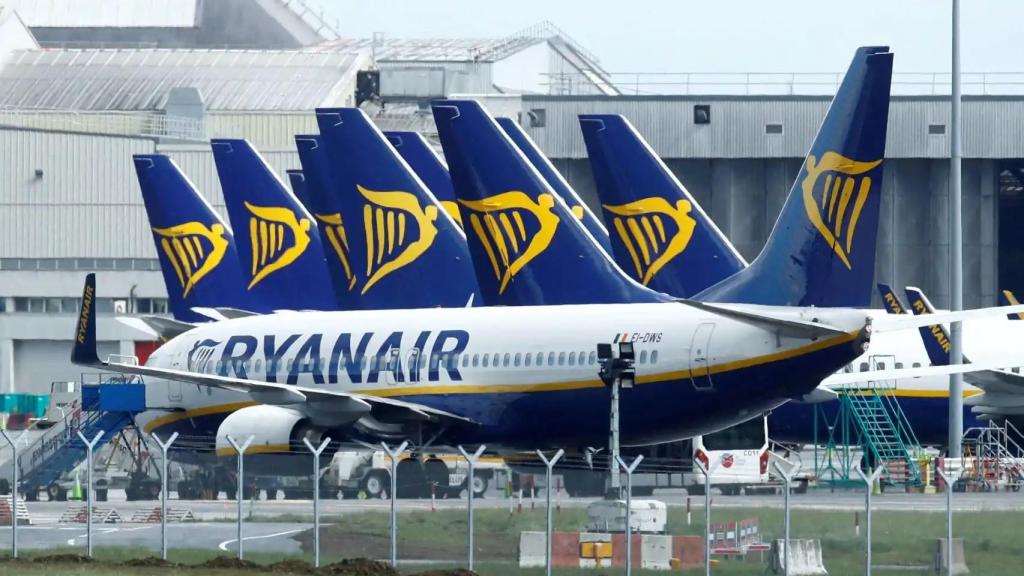 Aviones de Ryanair, en imagen de archivo.