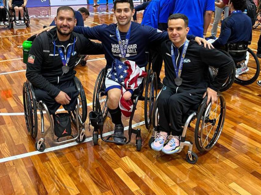 Los tres jugadores del Fundación Aliados