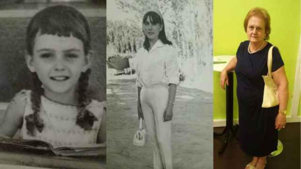 Tres momentos en la vida de Rosario Bermúdez.