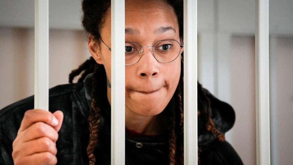 Brittney Griner, durante su juicio en Rusia