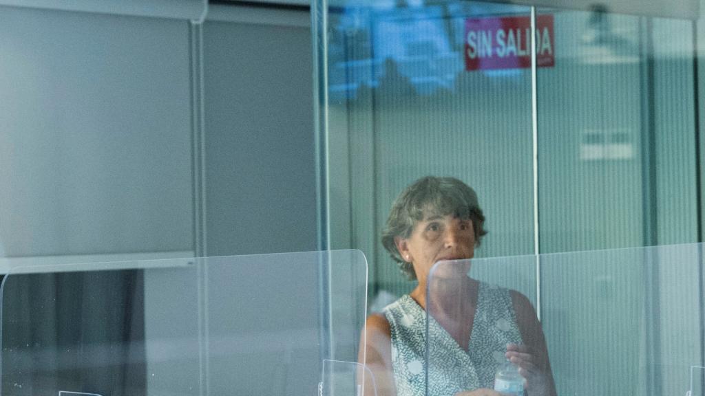 La etarra 'Anboto', durante uno de sus juicios.