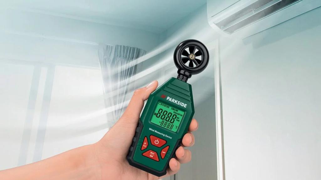 Así es el anemómetro que vende Lidl.