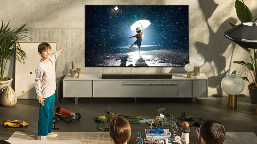 Un televisor de LG para ver películas.