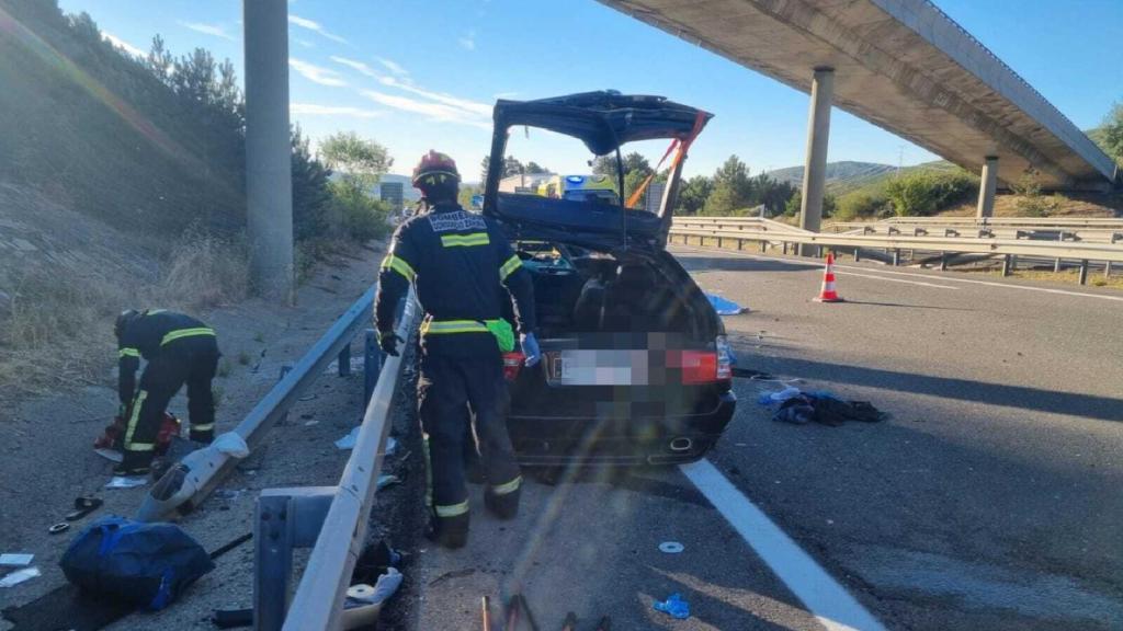 Accidente en la A-52 a la altura de Requejo (Zamora)