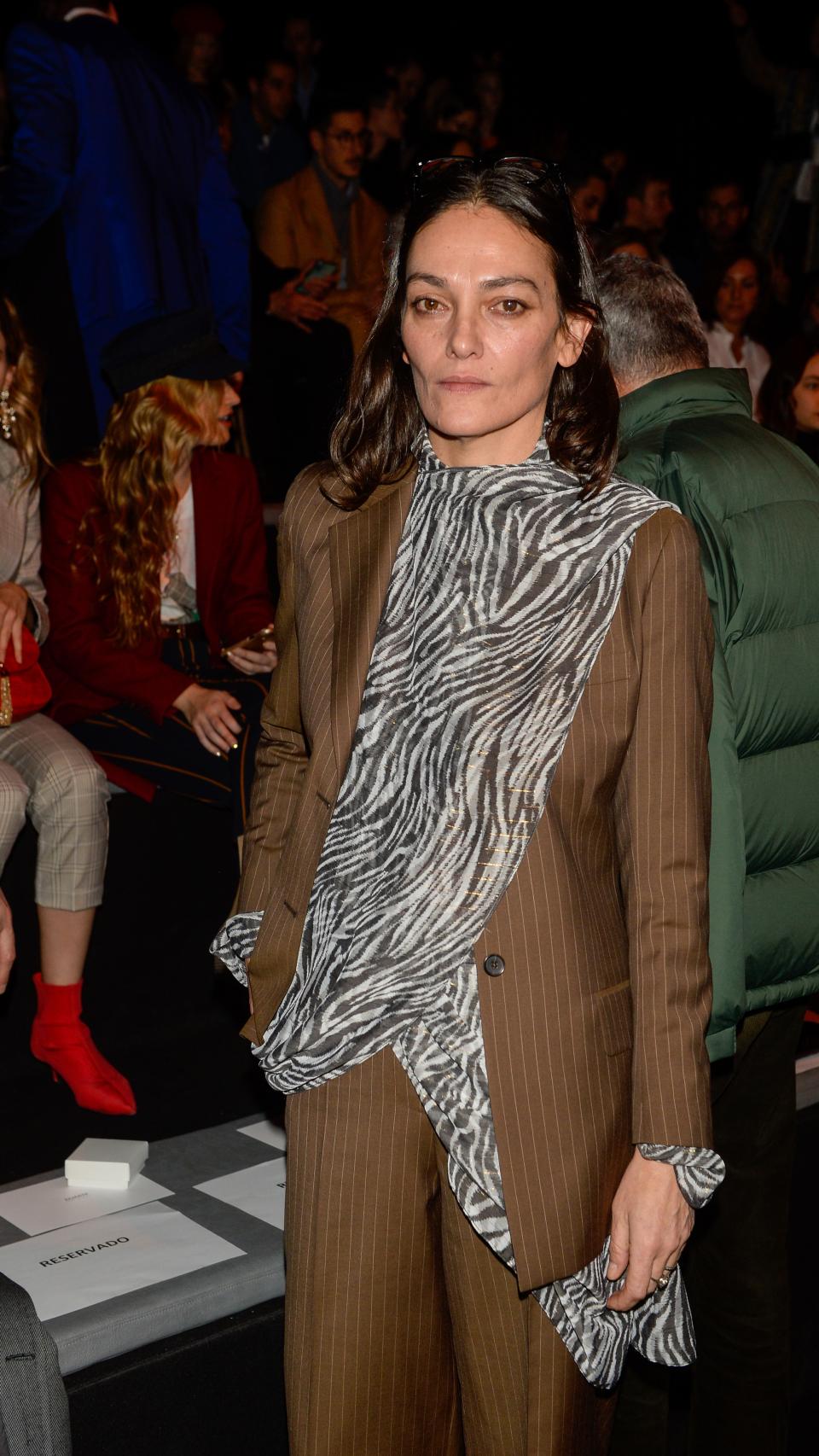 La modelo Laura Ponte en un desfile en Madrid en febrero de 2020.