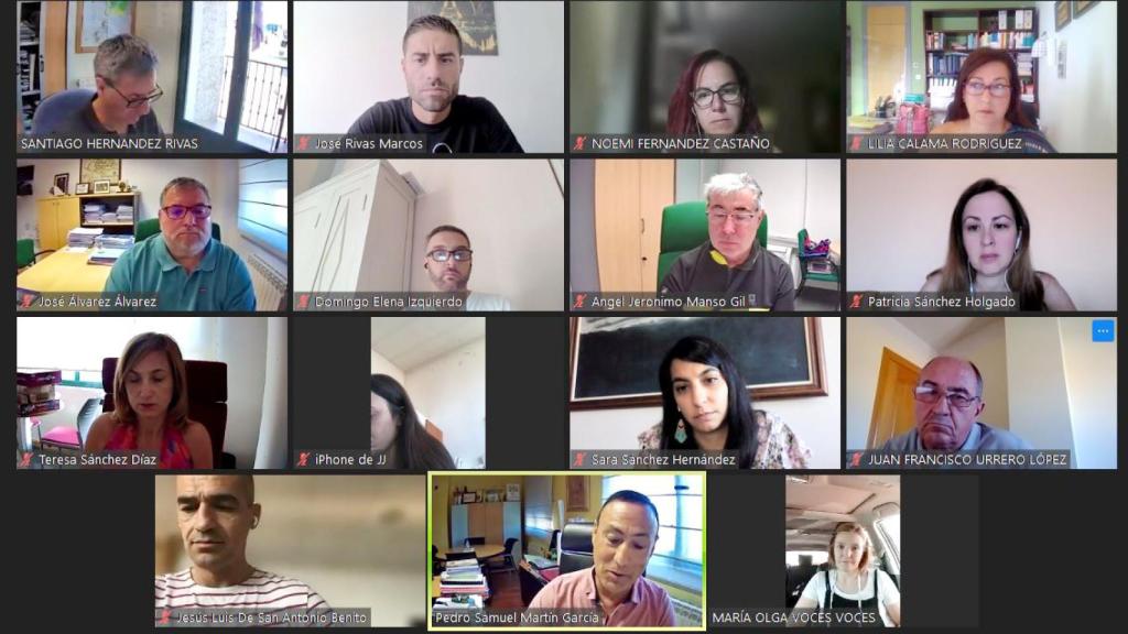 Pleno municipal telemático del Ayuntamiento de Carbajosa