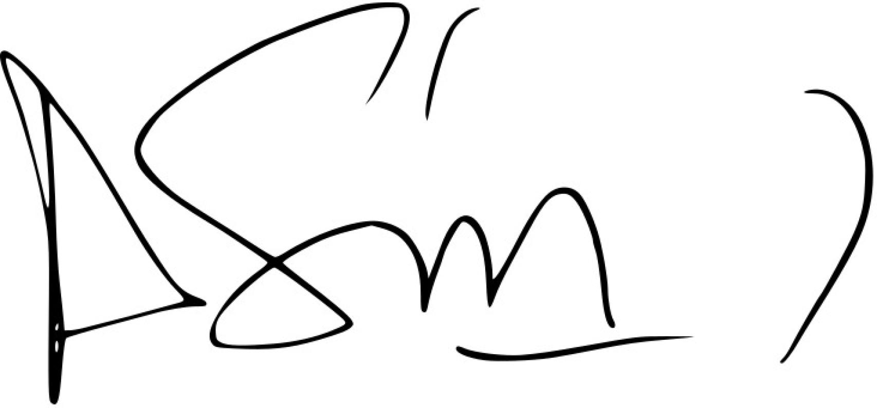 La firma de Sánchez.