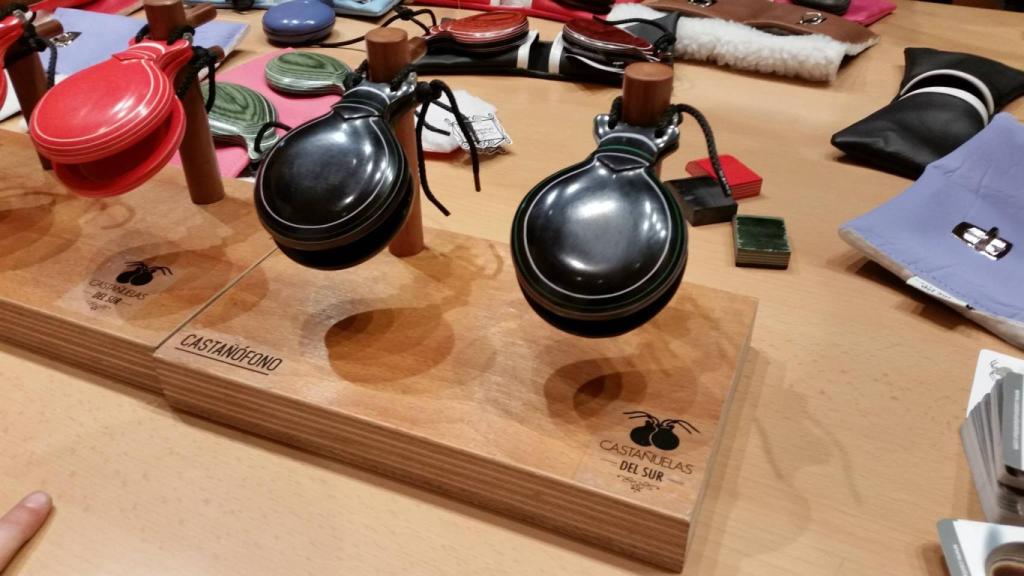 Algunas castañuelas de esta pyme sevillana.