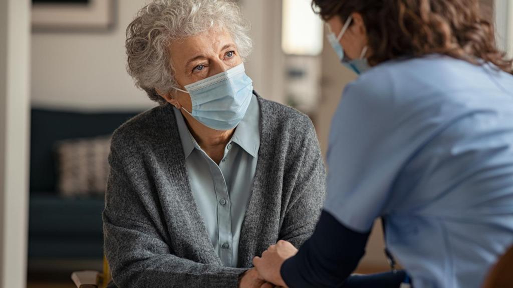 Imagen de archivo de una anciana.