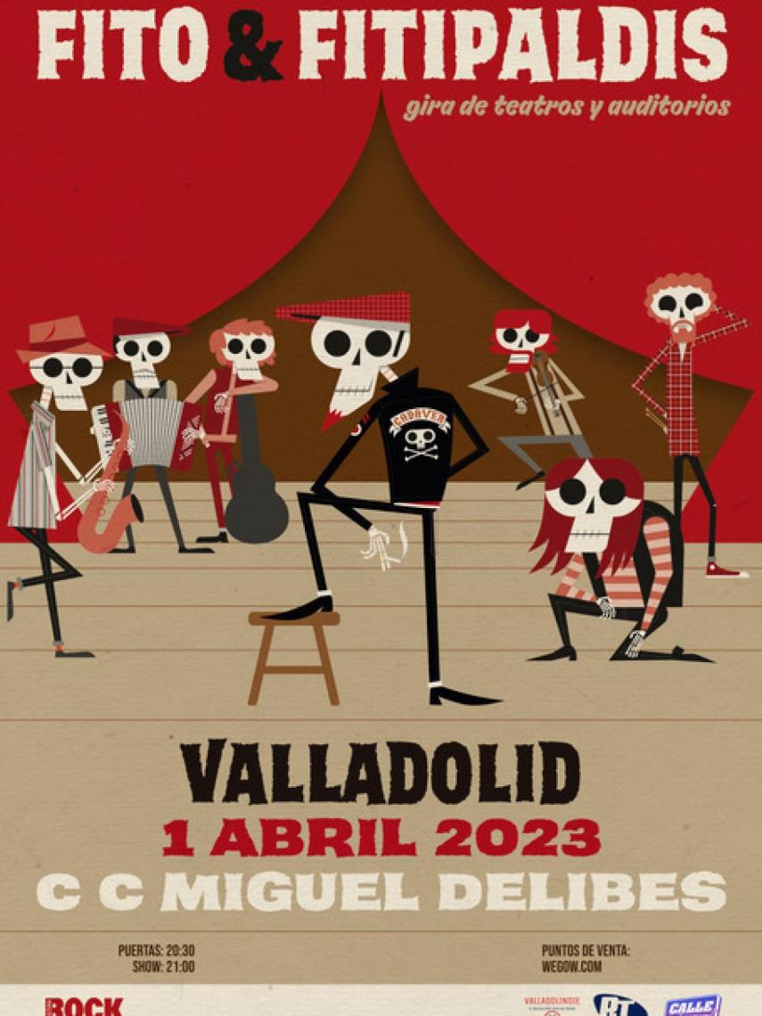 Cartel de la gira de Fito & Fitipaldis