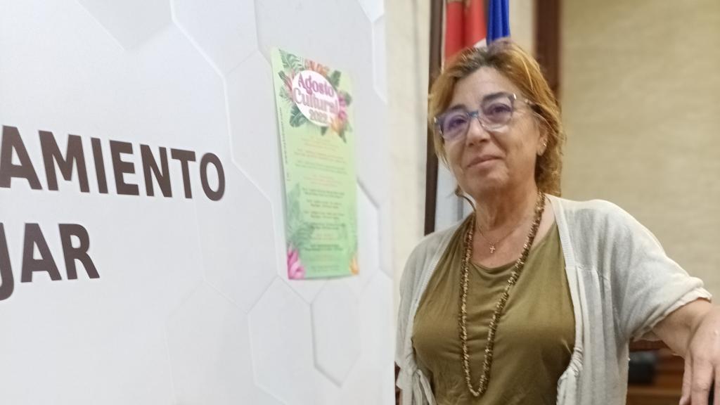 La concejala de Cultura de Béjar, Ana V. Peralejo