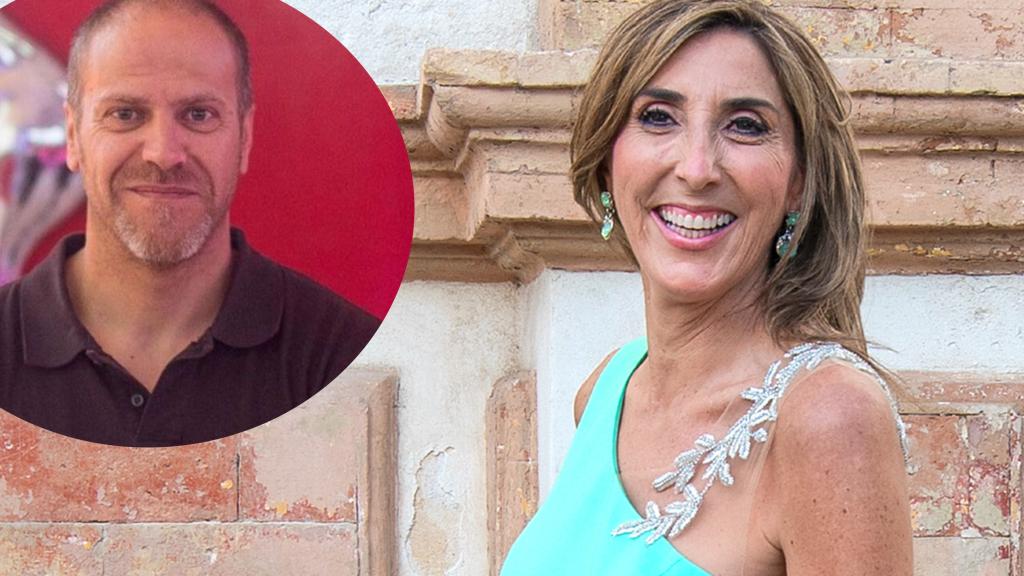 La presentadora Paz Padilla junto a su nueva ilusión sentimental, el fotógrafo Fran Medina, en un montaje de EL ESPAÑOL.