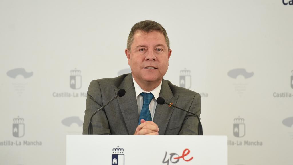 Emiliano García-Page, presidente de Castilla-La Mancha. Foto: JCCM.