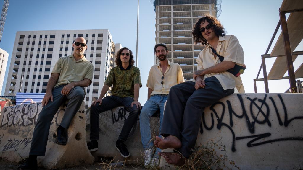 Orina, formada por Kike, Adrián, Víctor y Manuel, posa para EL ESPAÑOL de Málaga.