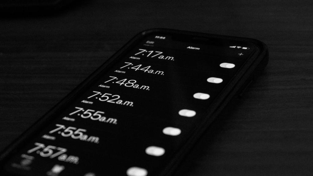 Despertador en el móvil