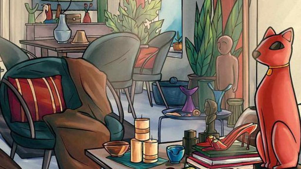 Hay una manzana verde escondida en esta imagen.