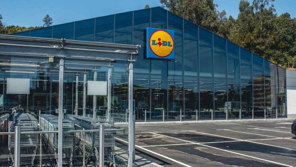 El supermercado Lidl de la Avenida de Vigo, en Pontevedra.