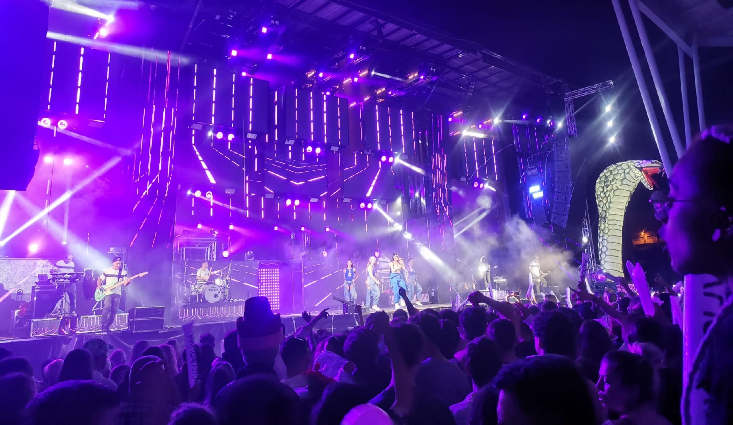 La Orquesta Panorama en Arteixo.