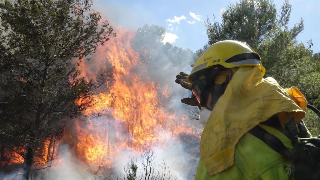 Bomberos forestales. Imagen de archivo