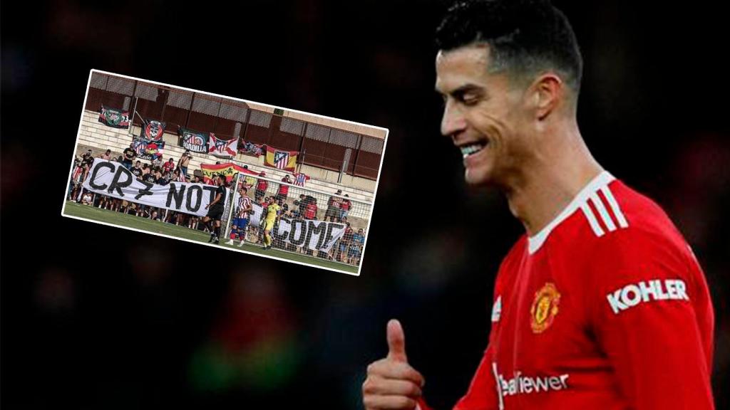 Cristiano Ronaldo se ríe de la afición del Atlético de Madrid