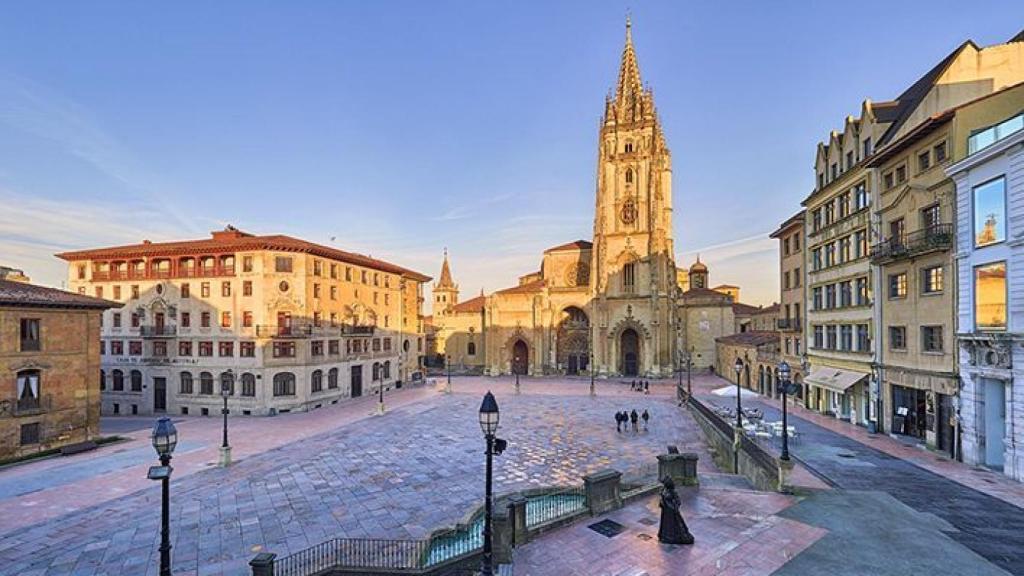 Casco antiguo de Oviedo.