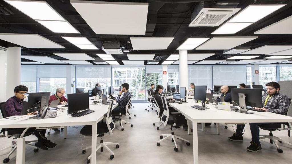 Instalaciones de NTT Data en el Everis Living Lab de Barcelona.