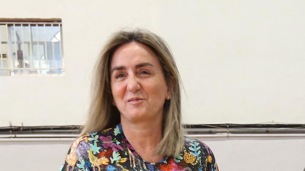 Milagros Tolón, este viernes en el barrio del Polígono de Toledo.