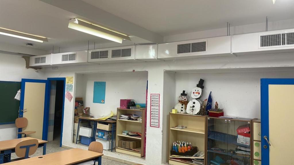 Refrigeración adiabática en un colegio de Andalucía.