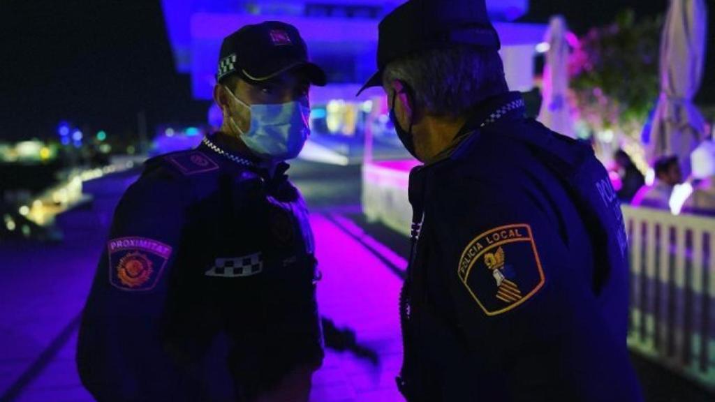 Agentes de la Policía Local de Valencia.