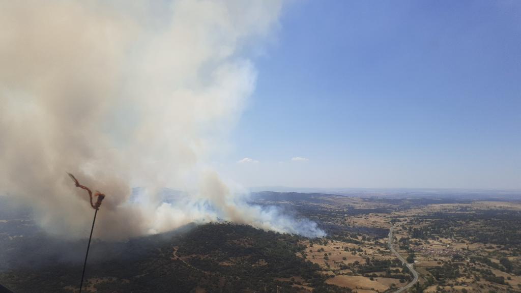 Incendio de Collado del Mirón (Ávila)