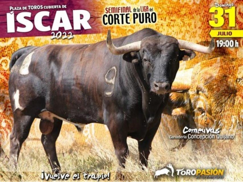 Cartel de Comeuvas, en Íscar