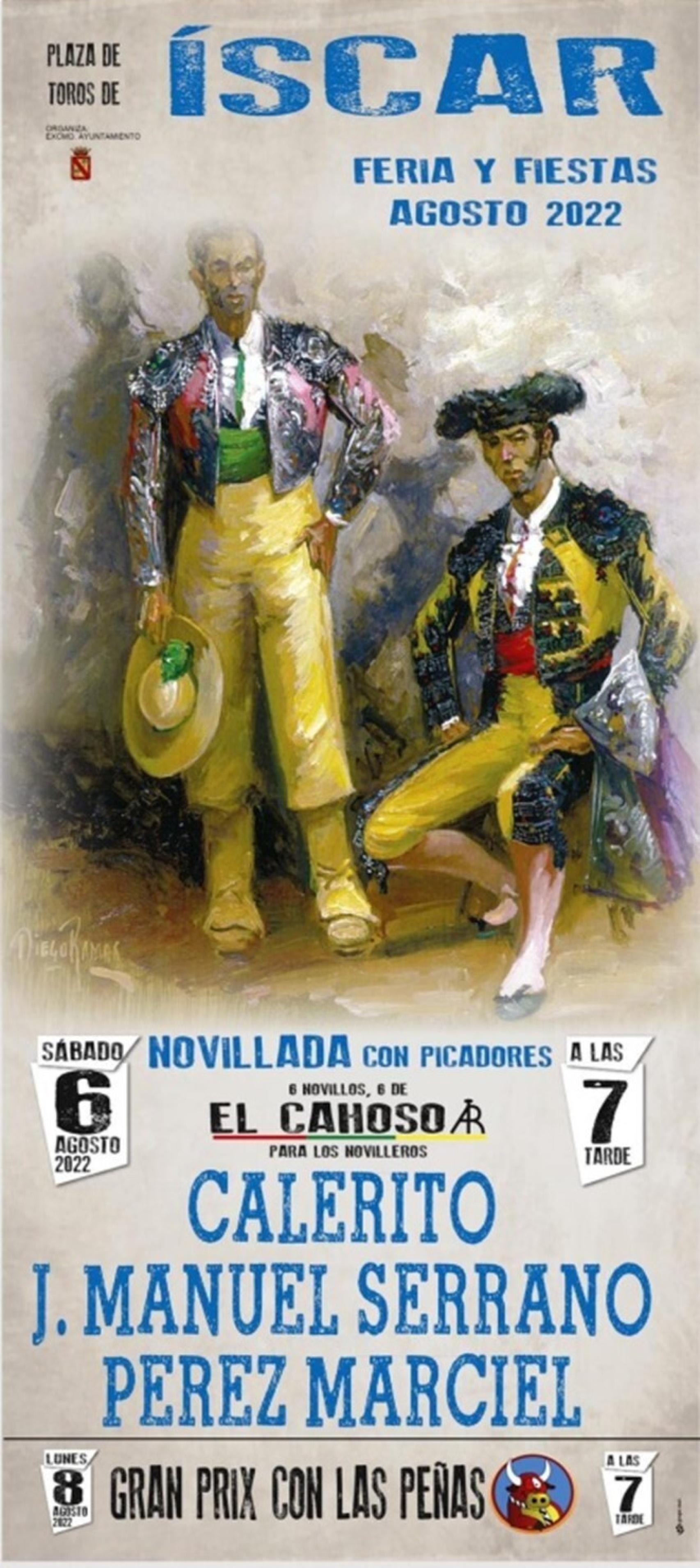 Cartel de las Novilladas de Íscar