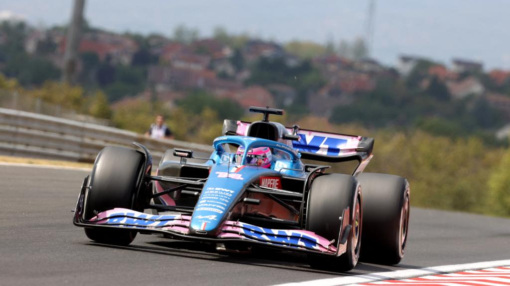 Fernando Alonso en el Gran Premio de Hungría
