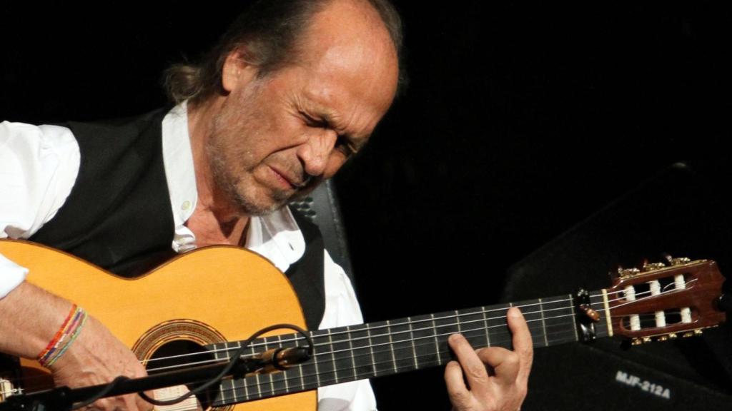 Paco de Lucía durante una actuación. Foto: Europa Press