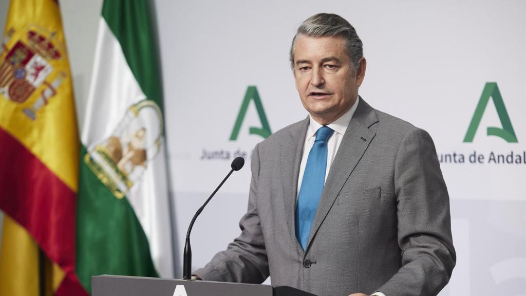 El consejero de la Presidencia en Andalucía, Antonio Sanz.