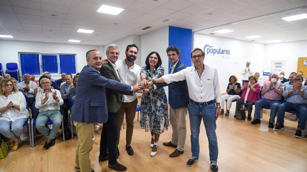 Reunión de la junta local del PP de Lugo.