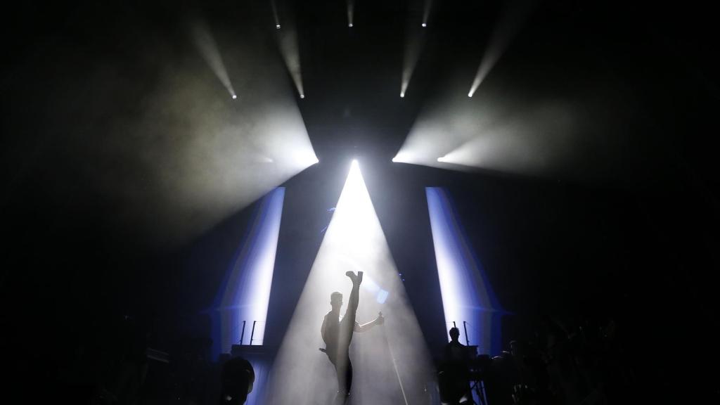 Nathy Peluso sobre el escenario.