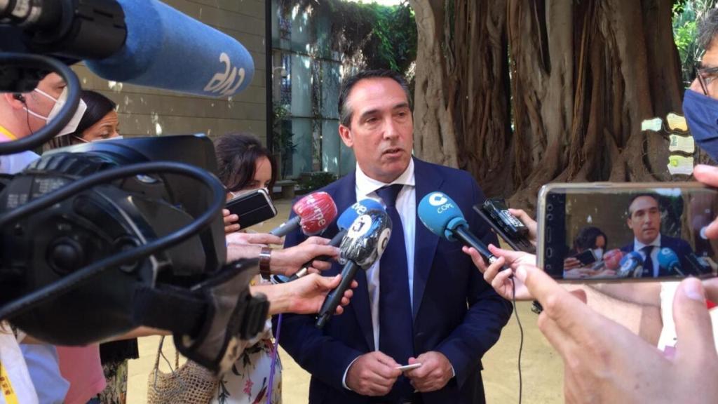 El portavoz de Economía del PP en las Cortes, Rubén Ibáñez, en imagen de archivo.