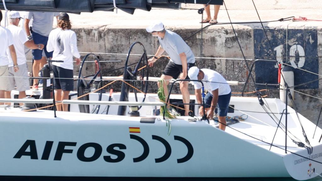 El rey forma parte de la tripulación del Aifos desde hace años.