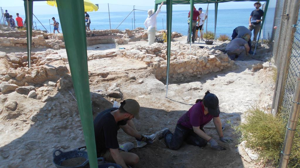 Trabajos en la Illeta dels Banyets, en imagen de archivo.