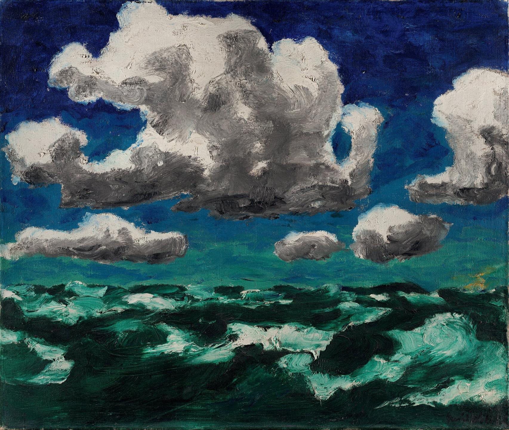 Emil Nolde: 'Nubes de verano', 1913. Museo Thyssen-Bornemisza