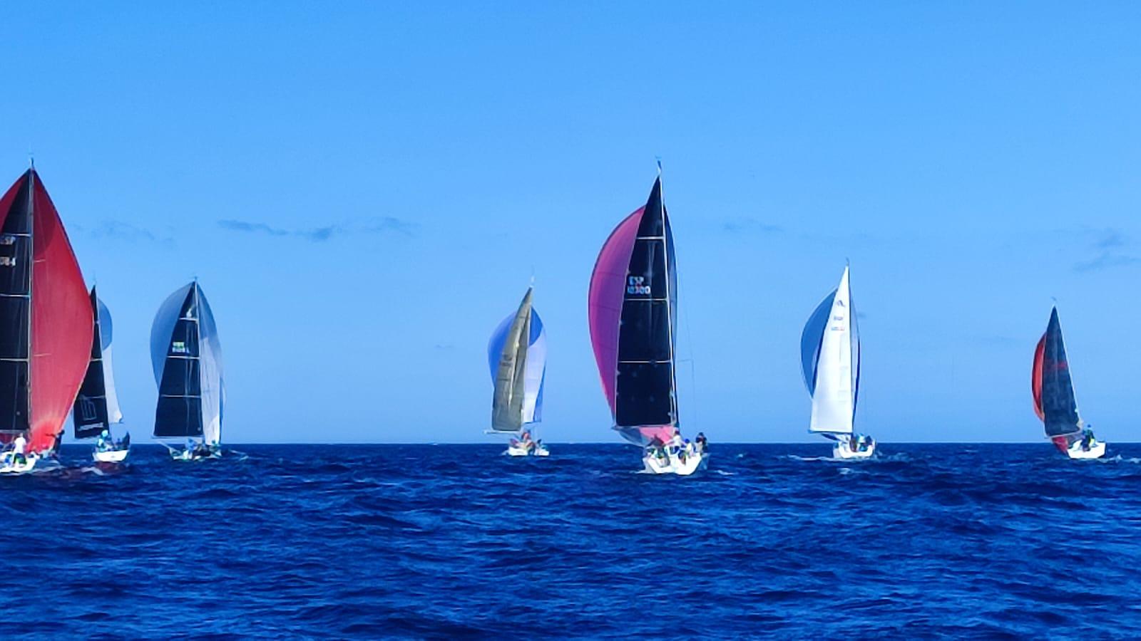 Un momento de la Regata Rías Altas (Náutico de A Coruña).