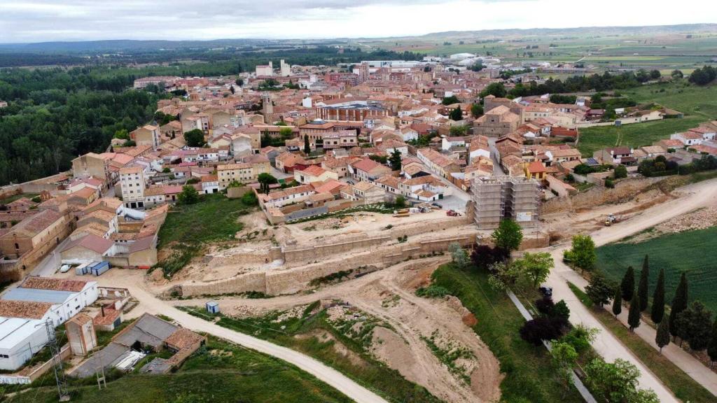 Vita aérea de la Muralla de Almazán